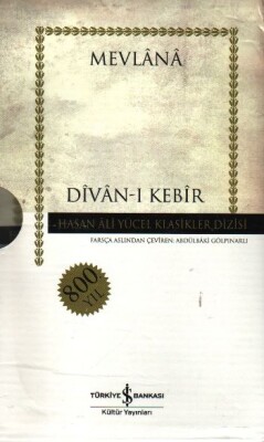 Divan-ı Kebir (8 Cilt Takım) (Karton Kapak Kutulu) - İş Bankası Kültür Yayınları