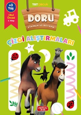 Doru Etkinlik ve Boyama - Çizgi Alıştırmaları - Yediveren Çocuk