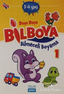 Doya Doya Bil Boya Bilmeceli Boyama 1 (3-4 Yaş) - 1