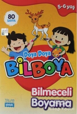 Doya Doya Bil Boya Bilmeceli Boyama (5-6 Yaş) - Talas Yayınları