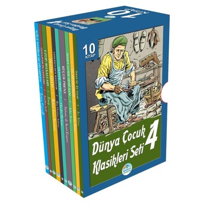 Dünya Çocuk Klasikleri Seti 4 (10 Kitap Kutulu) - Maviçatı Yayınları