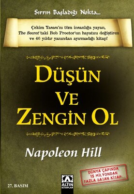 Düşün ve Zengin Ol - Altın Kitaplar Yayınevi