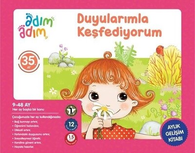 Duygularımla Keşfediyorum - 35. Ay Gelişim Kitabı - Adım Adım Bebek Eğitimi