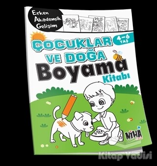 EAG Çocuklar ve Doğa Boyama Kitabı 4-6 Yaş - Niha Çocuk