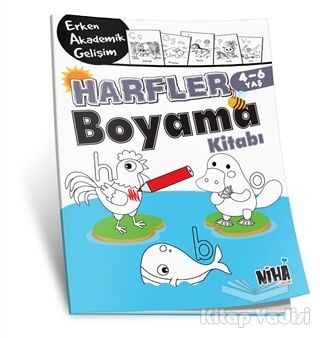 EAG Harfler Boyama Kitabı 4-6 Yaş - 1