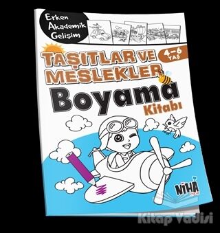 EAG Taşıtlar ve Meslekler Boyama Kitabı 4-6 Yaş - 1