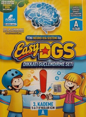 Easy Dikkati Güçlendirme Seti 5/8 Yaş A - Adeda Yayıncılık