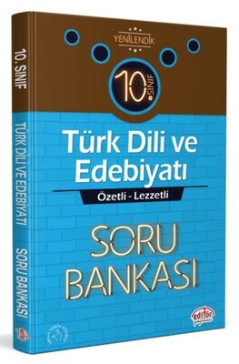 Editör 10. Sınıf Türk Dili ve Edebiyatı Özetli Lezzetli Soru Bankası - 1