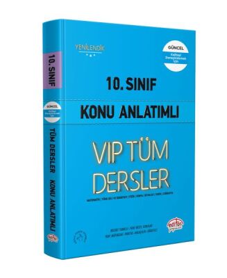 Editör 10. Sınıf VIP Tüm Dersler Konu Anlatımlı Mavi Kitap - 1