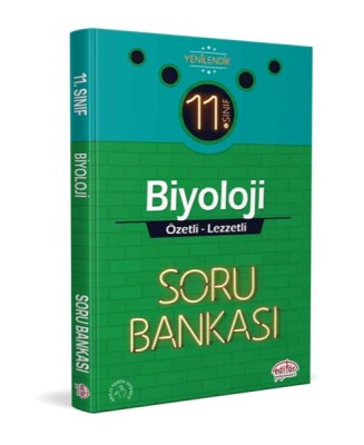 Editör 11. Sınıf Biyoloji Özetli Lezzetli Soru Bankası (YENİ) - Editör Yayınları