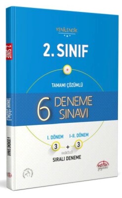 Editör 2. Sınıf Tamamı Çözümlü 6 Deneme Sınavı Fasiküllü - Editör Yayınları