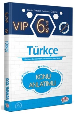 Editör 6. Sınıf VIP Türkçe Konu Anlatımlı - Editör Yayınları