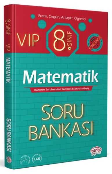 Editör Yayınları - Editör 8. Sınıf VIP Matematik Soru Bankası