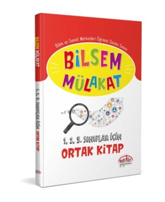 Editör Bilsem Mülakat 1-2-3. Sınıf İçin Ortak Kitap - Editör Yayınları