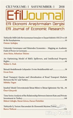 Efil Ekonomi Araştırma Dergisi Sayı 1 - Efil Journal Dergisi