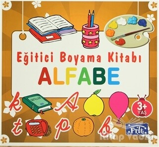 Eğitici Boyama Kitabı - Alfabe - Parıltı Yayınları