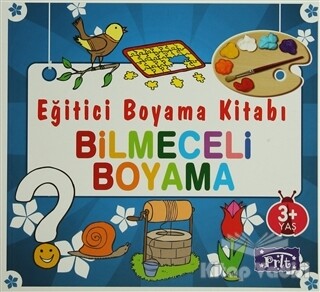 Eğitici Boyama Kitabı - Bilmeceli Boyama - Parıltı Yayınları