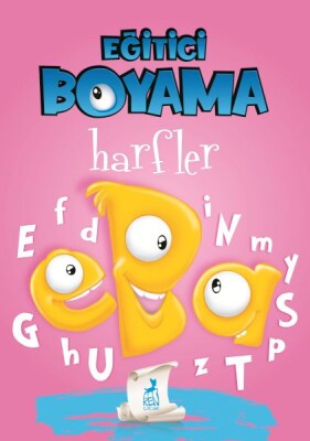 Eğitici Öğretici Boyama - Harfler - Ren Kitap