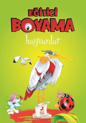 Eğitici Öğretici Boyama - Hayvanlar - Ren Kitap