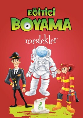 Eğitici Öğretici Boyama - Meslekler - Ren Kitap