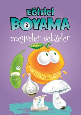 Eğitici Öğretici Boyama - Meyveler Sebzeler - 1