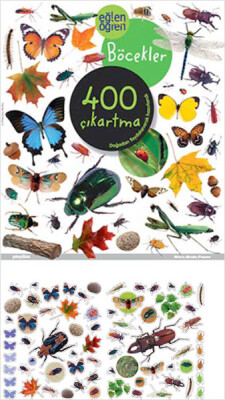 Eğlen Öğren - Böcekler 400 Çıkartma - Dstil Tasarım