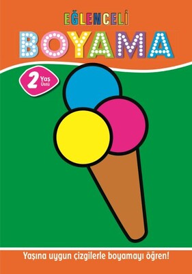 Eğlenceli Boyama - 2 Yaş Üstü 4’lü Pastel Boya Hediyeli - Parıltı Yayınları