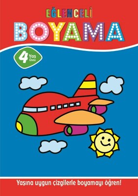 Eğlenceli Boyama - 4 Yaş Üstü 4’lü Pastel Boya Hediyeli - Parıltı Yayınları