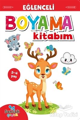 Eğlenceli Boyama Kitabım - Kırmızı Kitap - 1