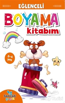 Eğlenceli Boyama Kitabım - Turuncu Kitap - Sancak Yayınları