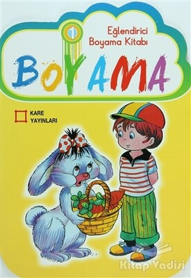 Eğlendirici Boyama Kitabı 1 - Kare Yayınları - Özel Ürün