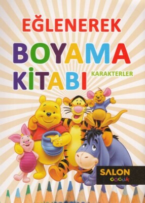Eğlenerek Boyama Kitabı - Karakterler - Salon Yayınları