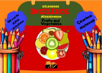 Eğlenerek İngilizce Öğreniyorum - Fruits and Vegetablets - TGR Yayıncılık