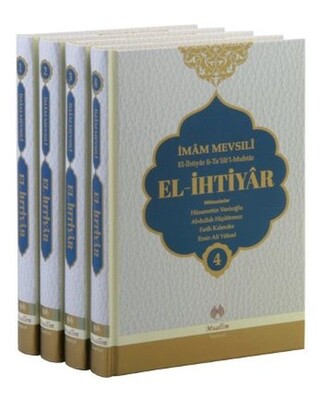 El-İhtiyar tercümesi - 4 Kitap Takım - Muallim Neşriyat