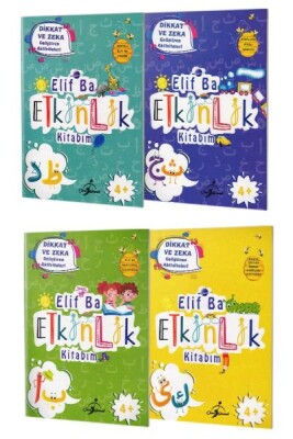 Elif-Ba Etkinlik Kitabım / 4 Kitap - - Çocuk Gezegeni