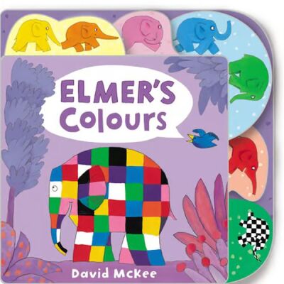 Elmer's Colours (Tabbed Board Book) - 1