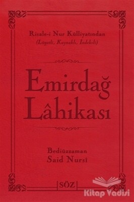 Emirdağ Lahikası - Söz Basım Yayın