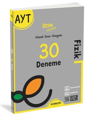 Endemik AYT Fizik 30 Deneme Sınavı - Endemik Yayınları