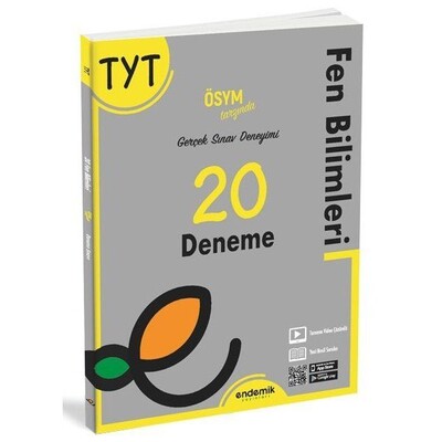 Endemik TYT Fen Bilimleri 20 Deneme - Endemik Yayınları