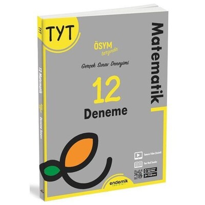 Endemik TYT Matematik 12 Deneme - Endemik Yayınları