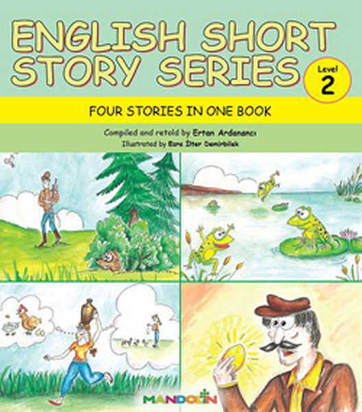 Mandolin Yayınları - English Short Stories Series Level-2 Four Stories In One Book