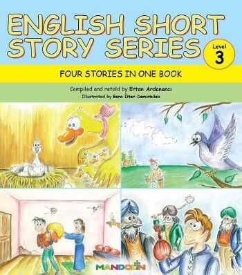 Mandolin Yayınları - English Short Stories Series Level-3 Four Stories In One Book