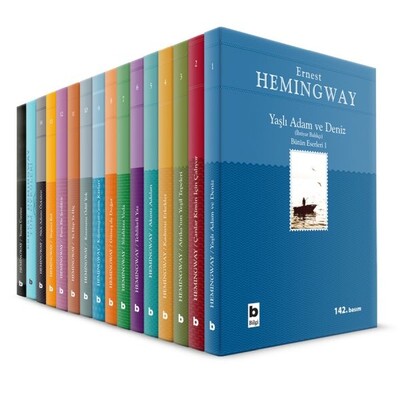 Ernest Hemingway Seti (16 Kitap Takım) - Bilgi Yayınevi