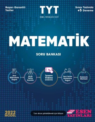 Esen TYT Matematik Soru Bankası 2022 - Esen Yayınları
