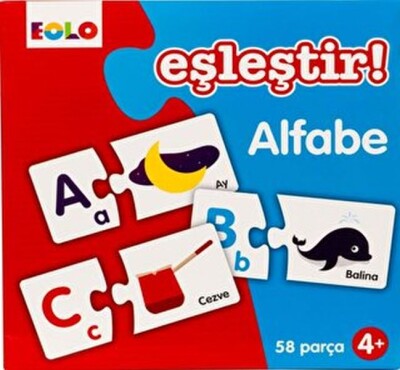 Eşleştir!-Alfabe - EOLO Eğitici Oyuncak ve Kitap