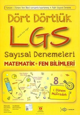 Etkin Dört Dörtlük LGS Sayısal Denemeleri (24,00 TL) - 1