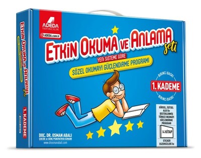 Etkin Okuma ve Anlama Seti 1. Kademe (4 Kitap Takım) - Adeda Yayıncılık