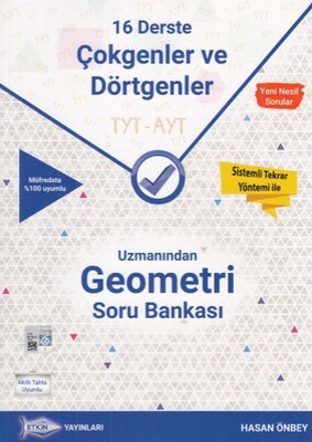 Etkin TYT - AYT Uzmanından Geometri Soru Bankası 16 Derste Çokgenler ve Dörtgenler (32,00 TL) - Etkin Yayınları