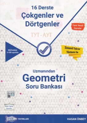 Etkin TYT - AYT Uzmanından Geometri Soru Bankası 16 Derste Çokgenler ve Dörtgenler (32,00 TL) - 1