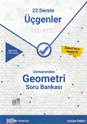 Etkin TYT - AYT Uzmanından Geometri Soru Bankası 22 Derste Üçgenler (36,00 TL) - Etkin Yayınları